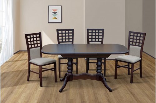 Стіл обідній МІКС-меблі Шервуд горіх італійський