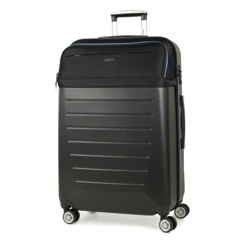 Чемодан Rock Hybrid (L) Black