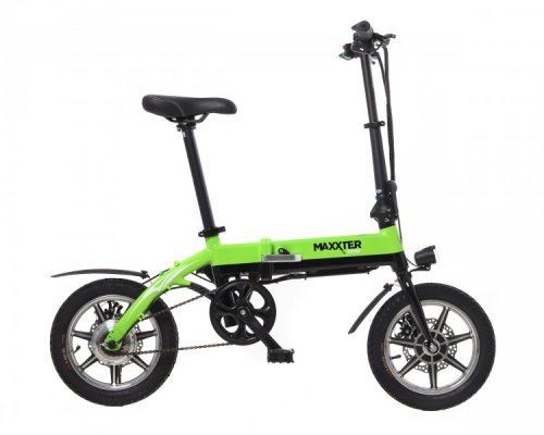Электровелосипед Maxxter MINI (black-green)
