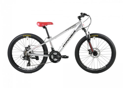 Велосипед Winner Bullet 24" 2020 / рама 12,5" серый 20-130