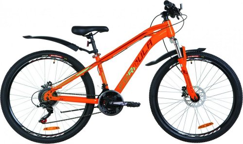 Велосипед Formula Dakar AM 14G HDD 26" 2019 / рама 14" оранжево-бирюзовый OPS-FR-26-290