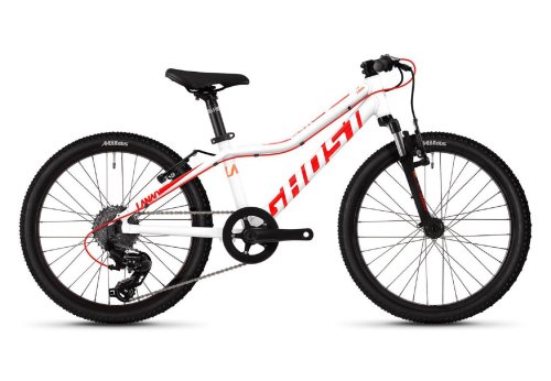 Велосипед Ghost Lanao 2.0 20" 2019 бело-красно-оранжевый 86LA6004