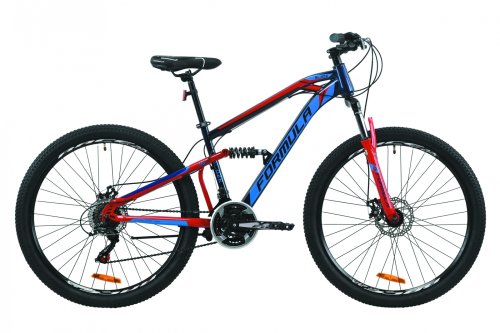 Велосипед Formula Blaze 27,5" 2020 / рама 16" синий с красным OPS-FR-27.5-046