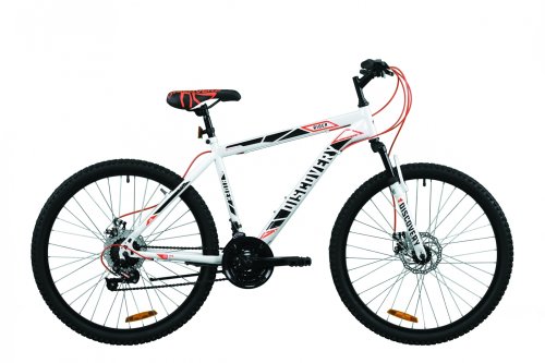 Велосипед Discovery Rider DD 26 "2020 / рама 18" біло-червоний з сірим OPS-DIS-26-330