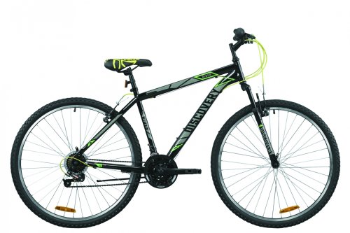 Велосипед Discovery Rider 29" 2020 / рама 21" черно-серый с зеленым OPS-DIS-29-070