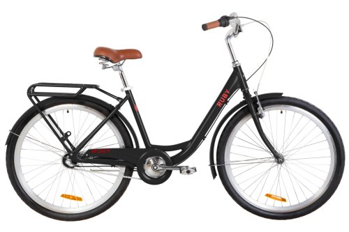 Велосипед Дорожник Ruby PH 26" 2020 / рама 17" черный OPS-D-26-107