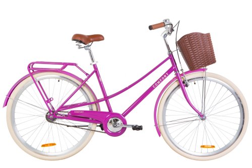 Велосипед Дорожник Comfort Female 28" 2020 / рама 19,5" фиолетовый OPS-D-28-160