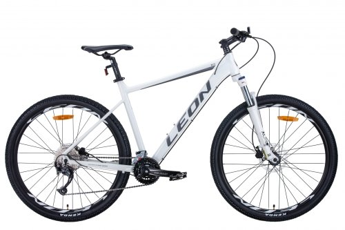Велосипед Leon XC-70 27,5" 2020 / рама 20" бело-серый с черным OPS-LN-27.5-064