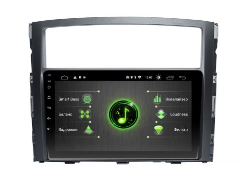 Штатна магнітола Incar Mitsubishi Pajero Wagon 4 DTA-6104 Android 10 DSP