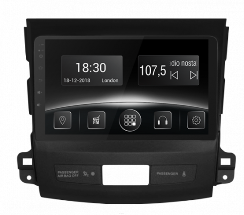 Штатная магнитола Gazer CM5509-CW6 Mitsubishi Outlander XL (CW6) (2007-2012)