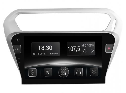 Штатна магнітола Gazer CM5510-ELS Citroen C-Elysee, 2014-2017