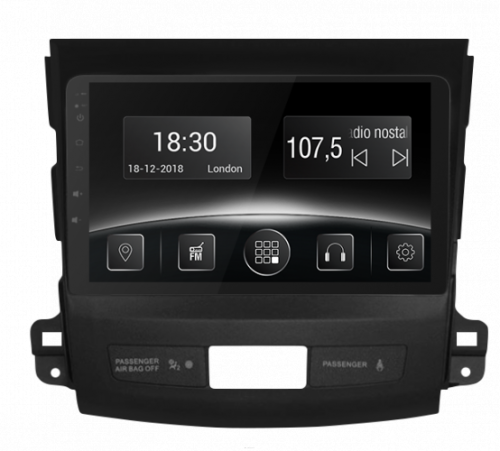 Штатная магнитола Gazer CM6509-CW6 Mitsubishi Outlander XL (CW6) (2007-2012)