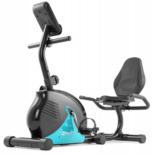 Горизонтальный велотренажер Hop-Sport HS-030L Rapid Black/Turquoise