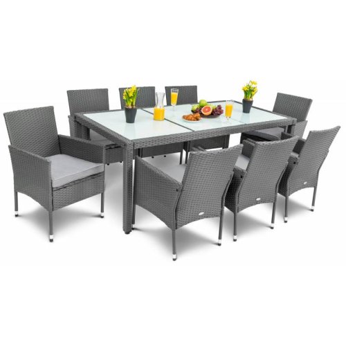 Набор садовой мебели Di Volio VERONA 8+1 Grey