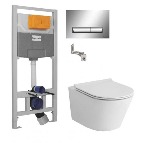 Набор инсталляция Imprese 3в1 с унитазом Volle Aiva Rimless 13-68-526+i8120