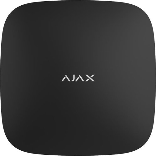 Інтелектуальний центр системи безпеки Ajax Hub 2 чорний (GSM + Ethernet)