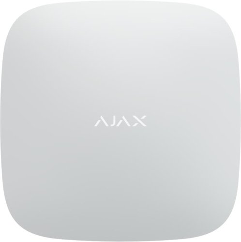 Інтелектуальний центр системи безпеки Ajax Hub Plus білий (GSM + Ethernet + Wi-Fi + 3G)