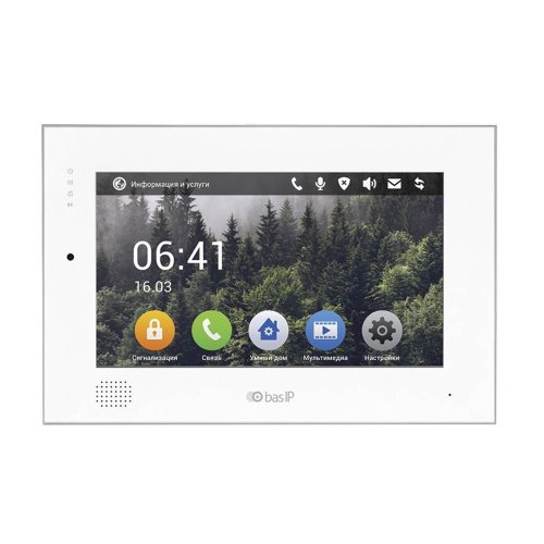 IP видеодомофон BAS-IP AQ-10 v4 White