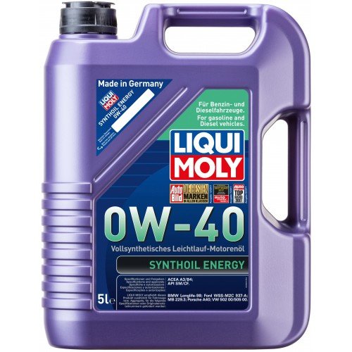 Моторное масло Liqui Moly Synthoil Energy 0W-40 5л