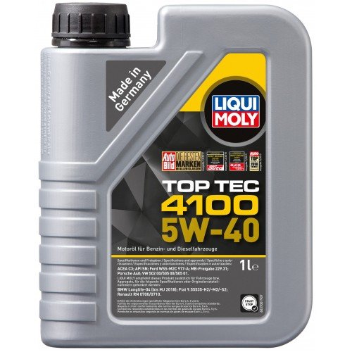 Моторное масло Liqui Moly Top Tec 4100 5W-40 1л