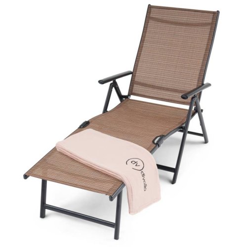 Садовый шезлонг Di Volio Bolzano DV-006ASL коричневый