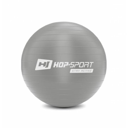 Фітбол Hop-Sport HS-R045YB 45cm сріблястий + насос 2020