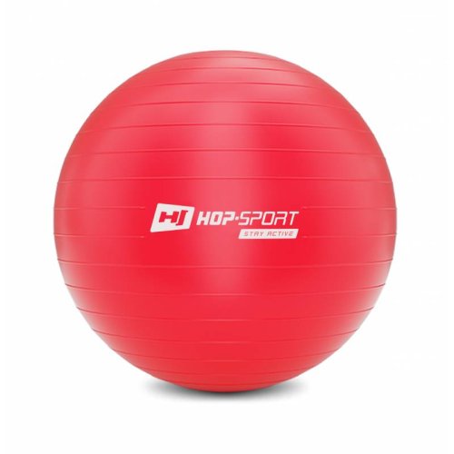 Фитбол Hop-Sport HS-R065YB 65cm красный + насос 2020