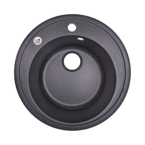 Кухонна мийка Lidz D510 / 200 BLA-03 (LIDZBLA03D510200)