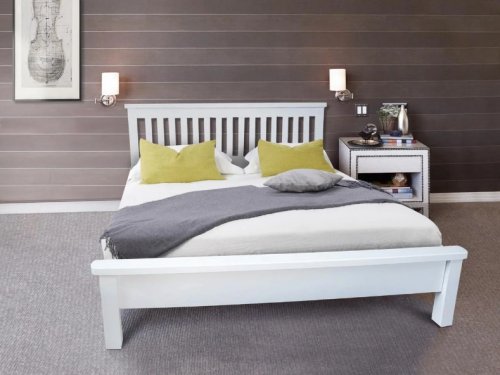 Кровать двуспальная МИКС-мебель Сидней 160x200 белый