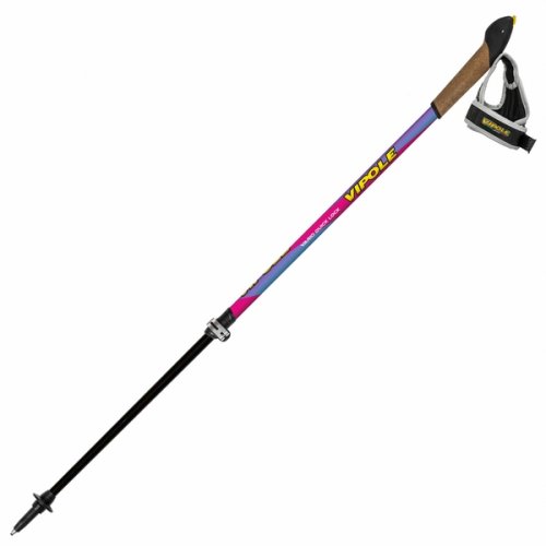 Палки для скандинавской ходьбы Vipole Vario Top-Click QL Violet DLX P19427