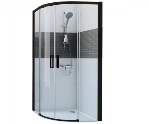Душевая кабина Huppe Classics 2 EasyEntry R90 Black Edition C25502.123.321
