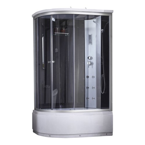 Гидромассажный бокс Q-tap SBM12080.2R SAT Black/Grey (QTSBM120802RSATBG)