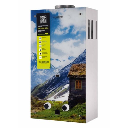 Газовая колонка Thermo Alliance дымоходная JSD20-10GC 10 л стекло (горы) JSD2010GCMOUNTAINSGLASS