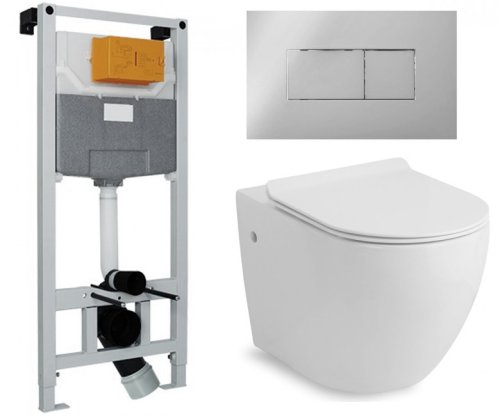 Унитаз с инсталляцией VOLLE Amadeus Rimless 13-06R-055+201010+221515