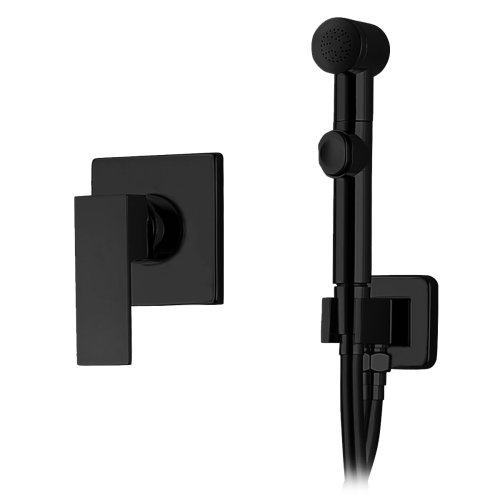 Змішувач + гігієнічний душ VOLLE De la Noche 10-40-5200-black