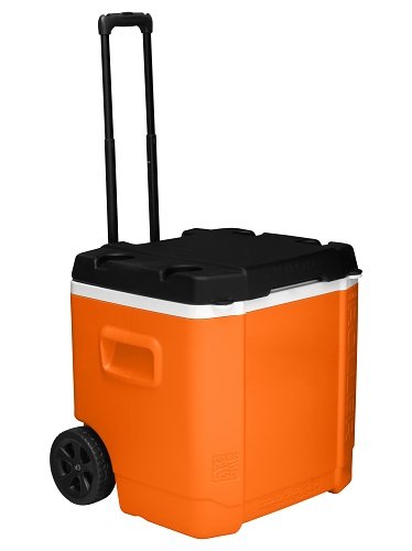 Изотермический контейнер на колесах Igloo Transformer Roller 60л оранжевый с черным