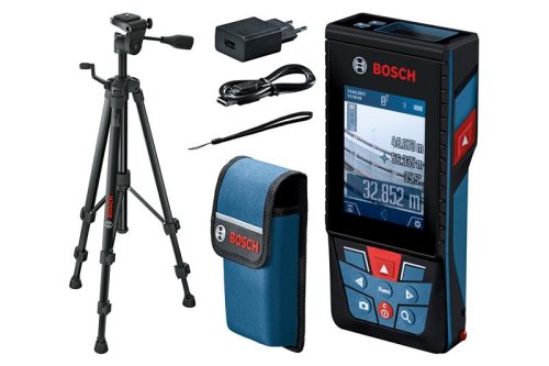 Лазерный дальномер Bosch GLM 120C + штатив BT 150 0601072F01