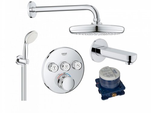 Душова система прихованого монтажу Grohe SmartControl 29121000 + 35600000 + 26411000 + 26406001 + 13255000