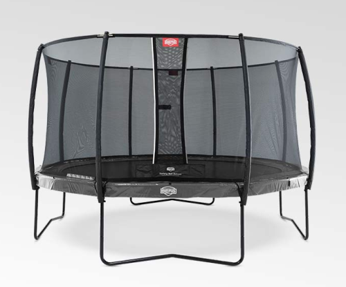 Батут BERG Elite Grey 380 + защитная сетка Safety Net Deluxe 37.82.03.00