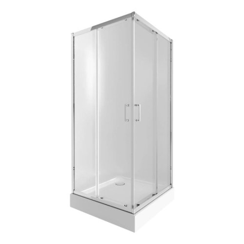 Набір Q-tap душова кабіна Taurus CRM1099SC6 Clear + піддон Unisquare 309915 (TAUCRM1099SC6UNIS309915)