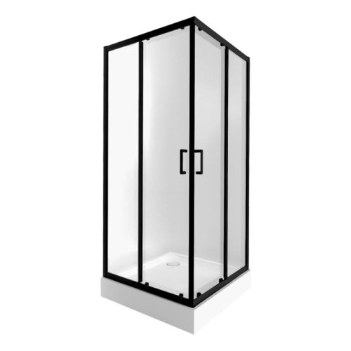 Набір Q-tap душова кабіна Taurus BLA1099SC6 Clear + піддон Unisquare 309915 (TAUBLA1099SC6UNIS309915)