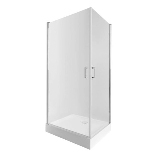 Набор Q-tap душевая кабина Gemini CRM1018RC6 Clear + поддон Unirect 301815 (GEMCRM1018RC6UNIR301815)