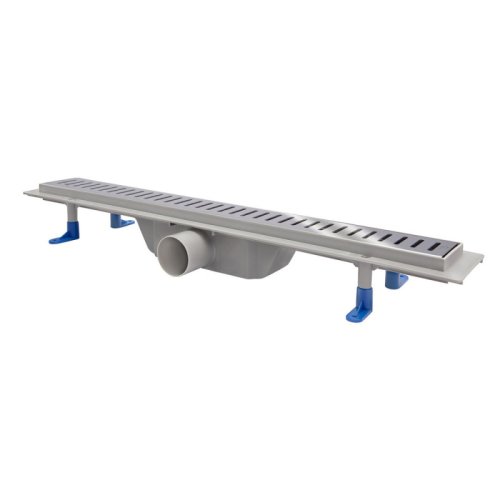 Трап линейный Q-tap Dry FA304-600 с нержавеющей решеткой 600х73 (QTDRYFA304600)