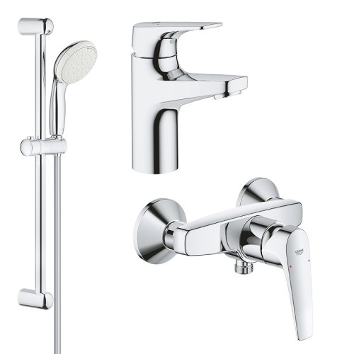 Комплект смесителей Grohe BauFlow 3 в 1 для душа 121630S