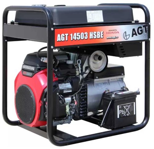 Бензиновый генератор AGT 14503 HSBE R45