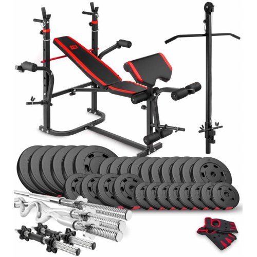 Набір Hop-Sport Premium 160 кг з лавою HS-1 065