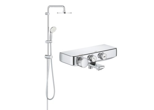 Душова система Grohe New Tempesta з термостатичним змішувачем Grohtherm SmartControl