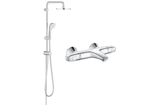 Душова система Grohe New Tempesta Rustic System 200 з термостатичним змішувачем Grohtherm 1000