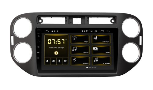 Штатна магнітола INCar DTA-1077 Volkswagen Tiguan 2011-2016 Black Android 10 DSP + Navi