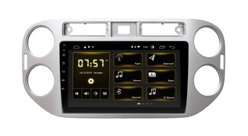 Штатна магнітола INCar DTA-1076 Volkswagen Tiguan 2011-2016 Silver Android 10 DSP + Navi